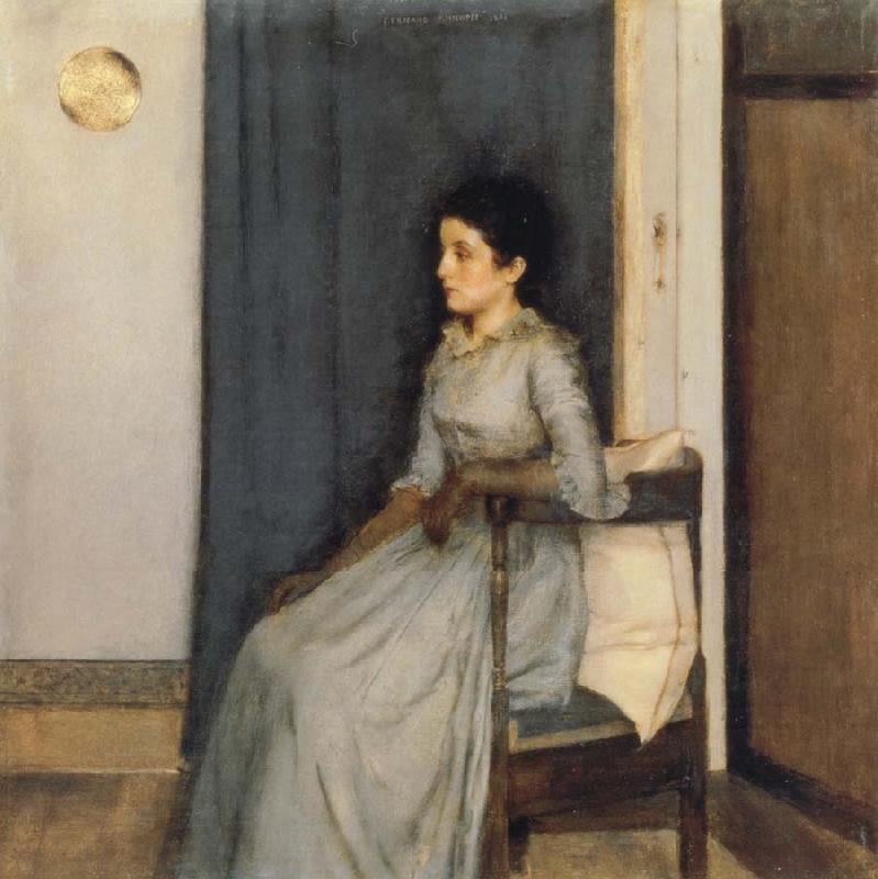 Fernand Khnopff Portrait of Marie Monnom